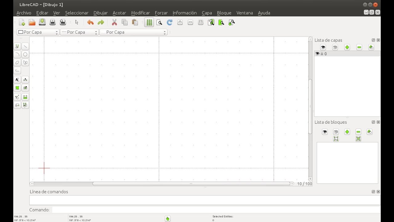 LIbreCAD: Formato DIN A4