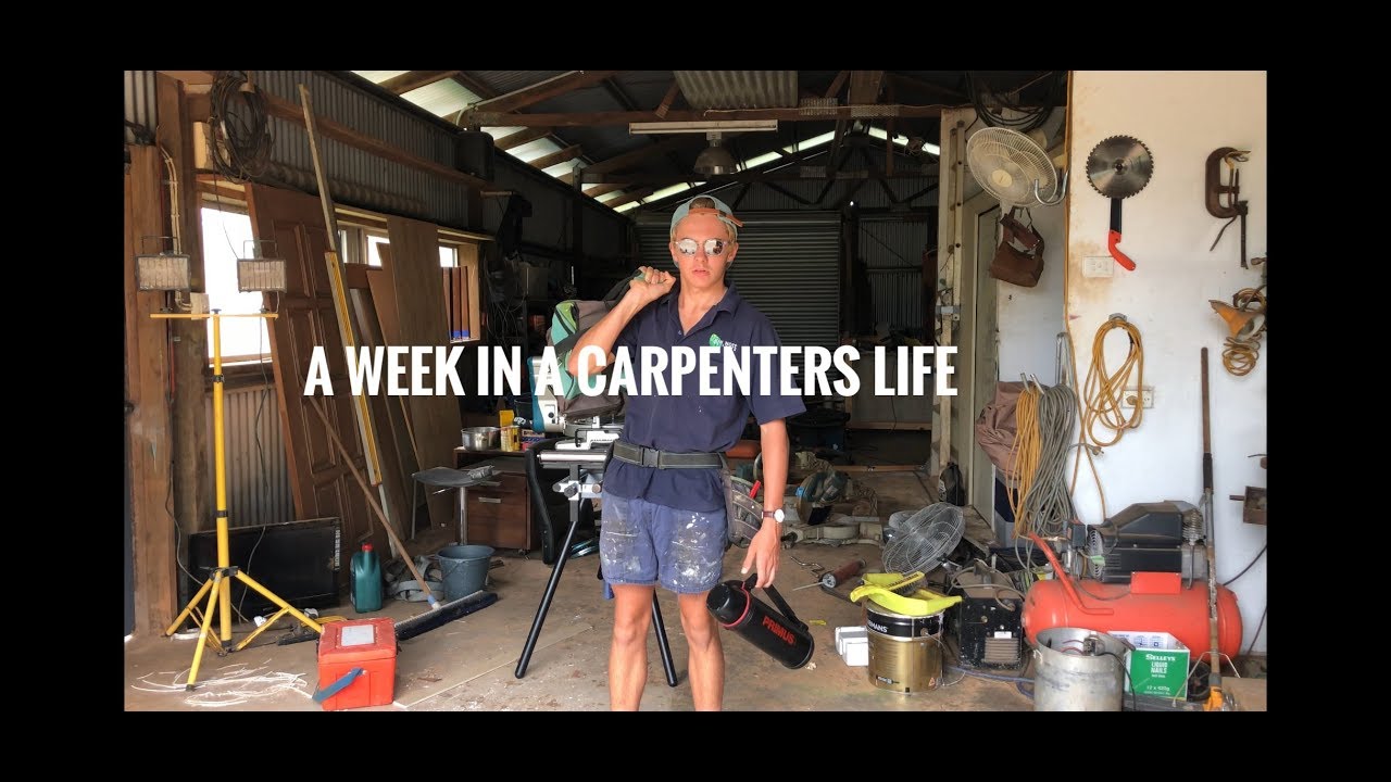 A week in a carpenters apprentices life
