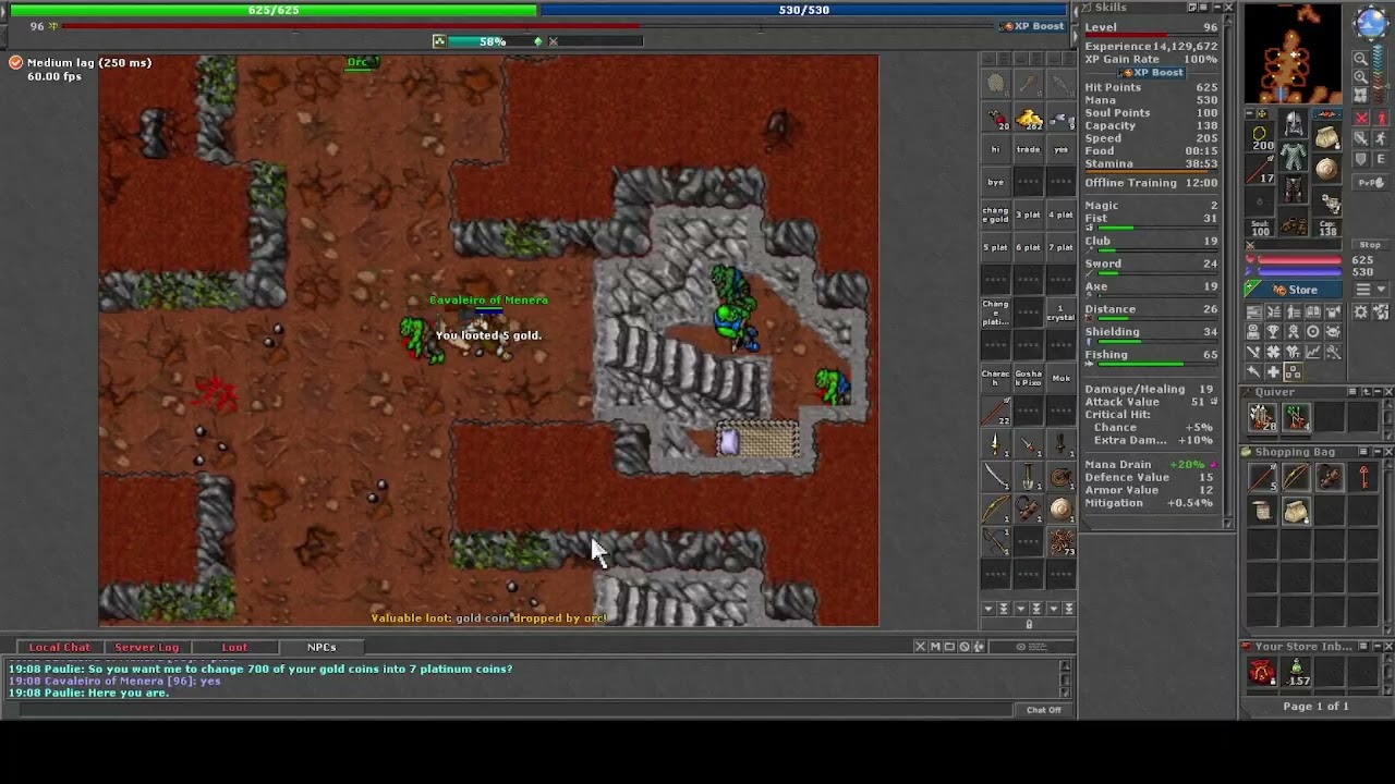 Teste de Spears nas micro salas da ponte goblin