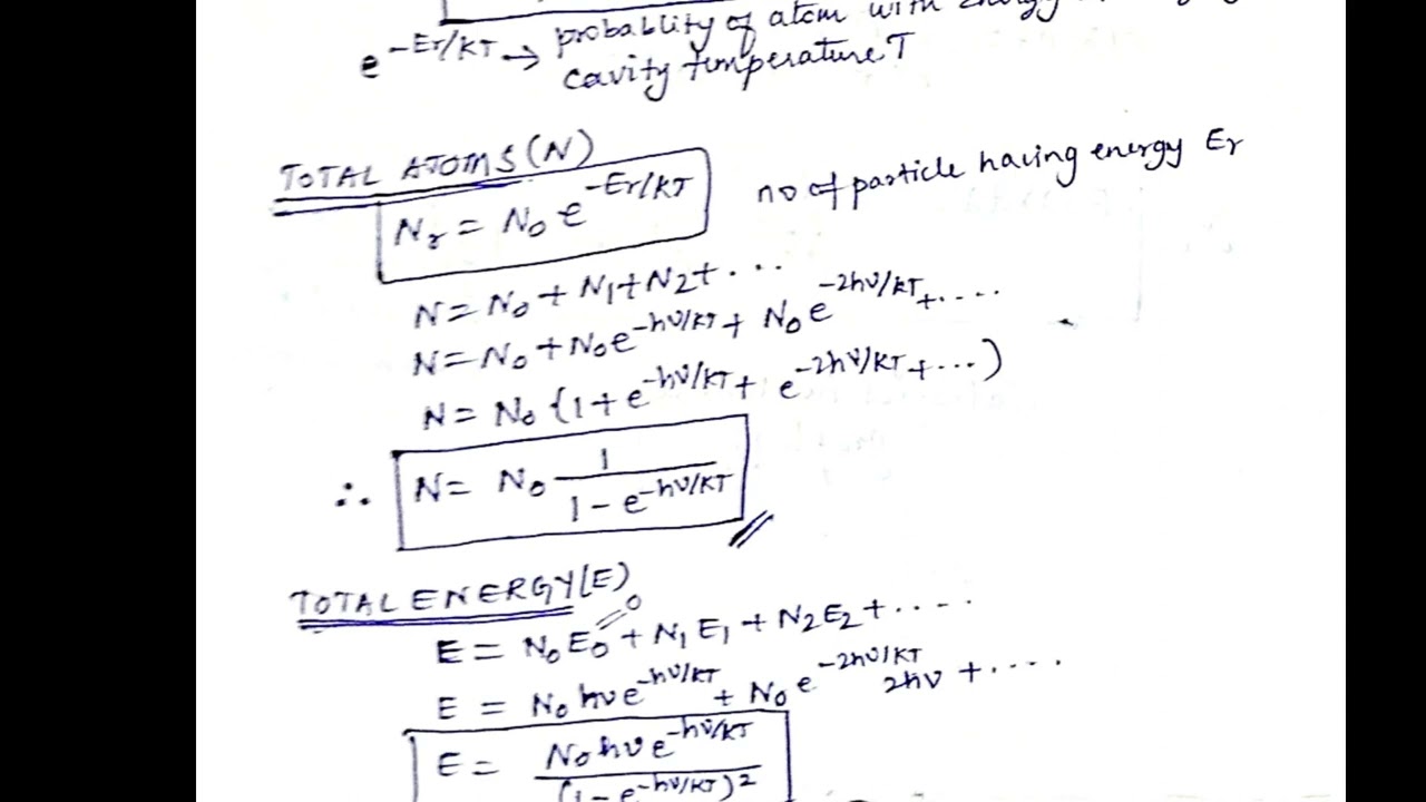 Plank's radiation law   Quantum Mechanics 3