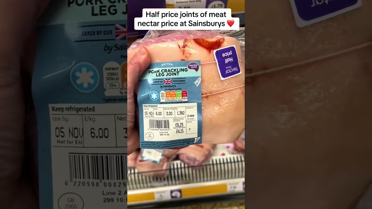 Half-price meat deals with Nectar card! Perfect for Christmas prep