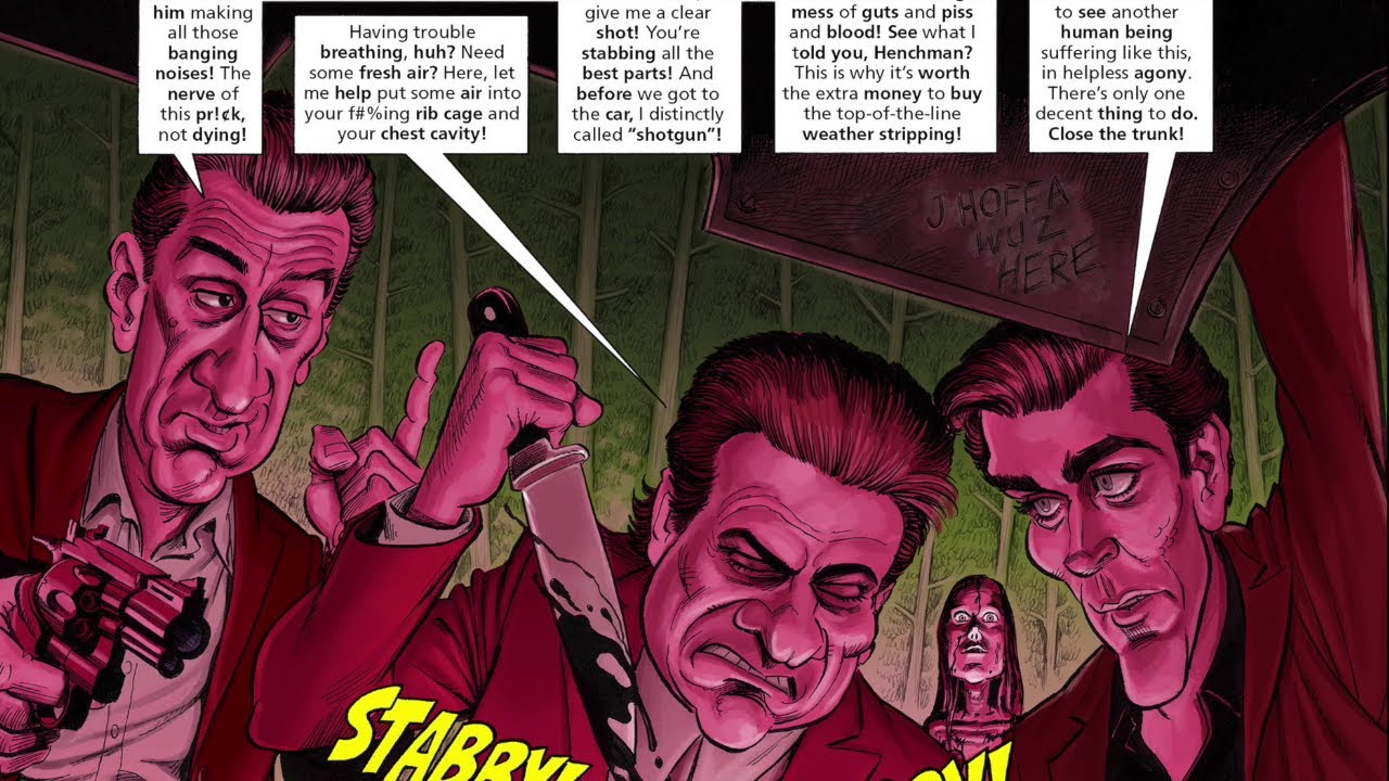 Behind the Scenes of the Goodfelons Splash Page from CLAPTRAP!