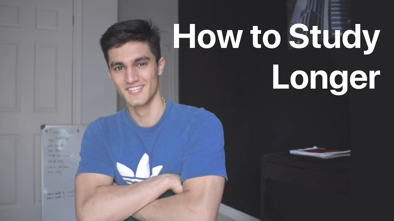 How to Study Longer: Do a week's worth of work in a day