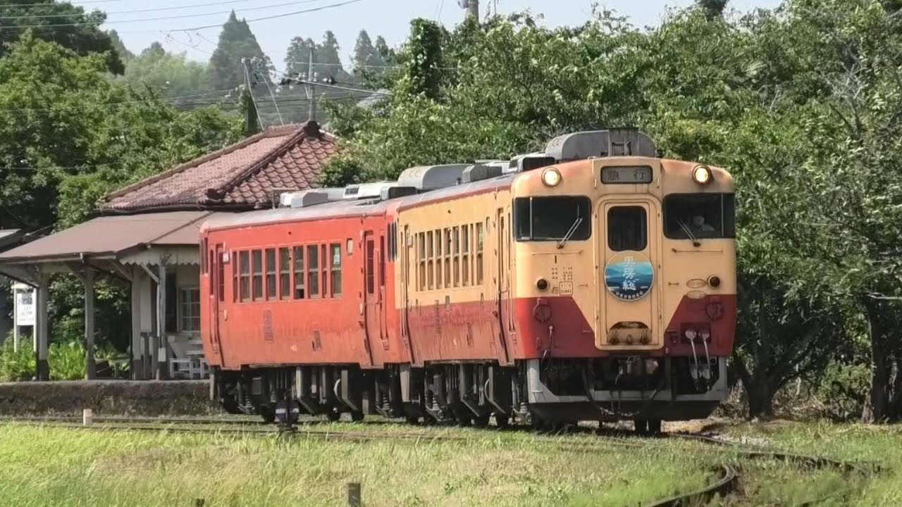 【唸るパワフルエンジン】 小湊鐵道線 観光急行にキハ40 1が初充当