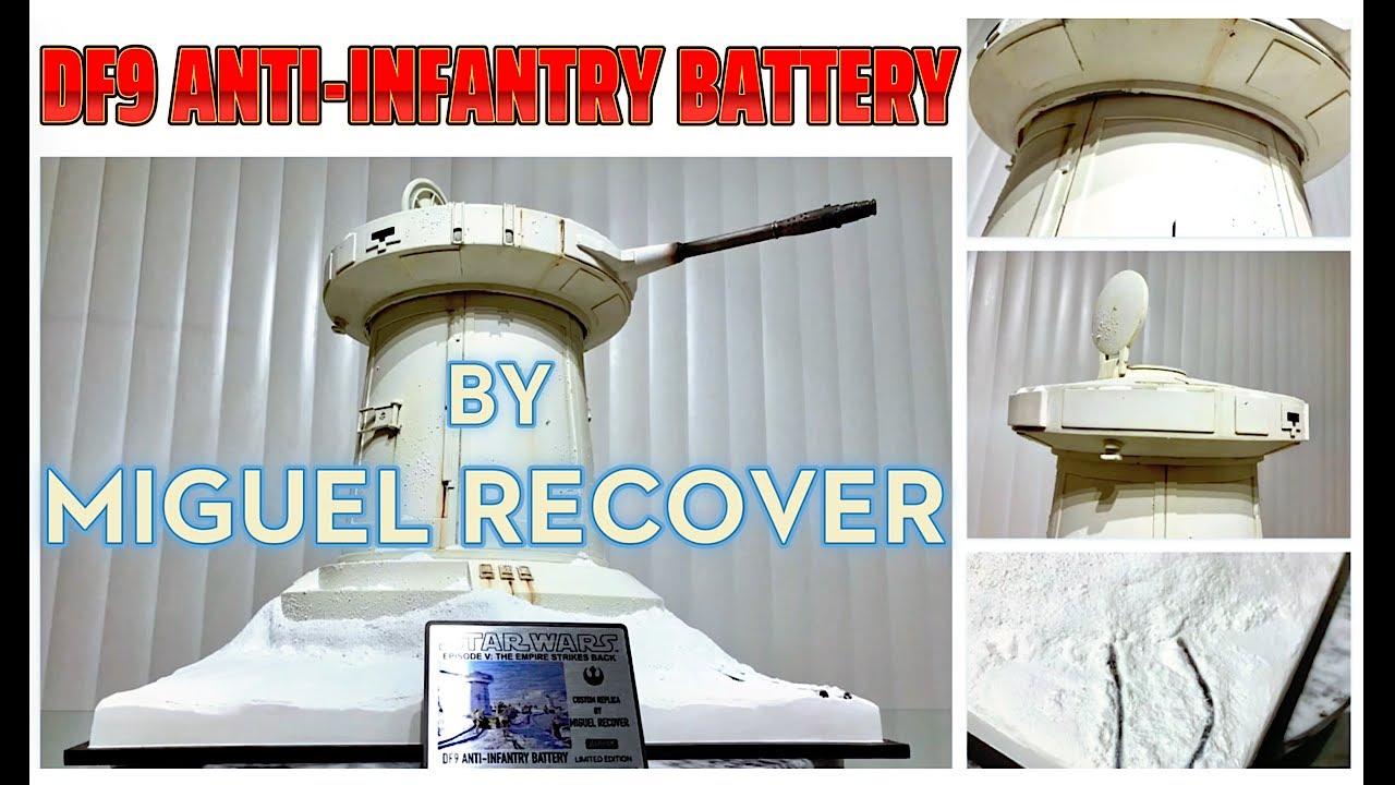 Miguel Recover presents as seen in, The Empire Strikes Back, the Rebel DF9 Anti-Infantry battery.