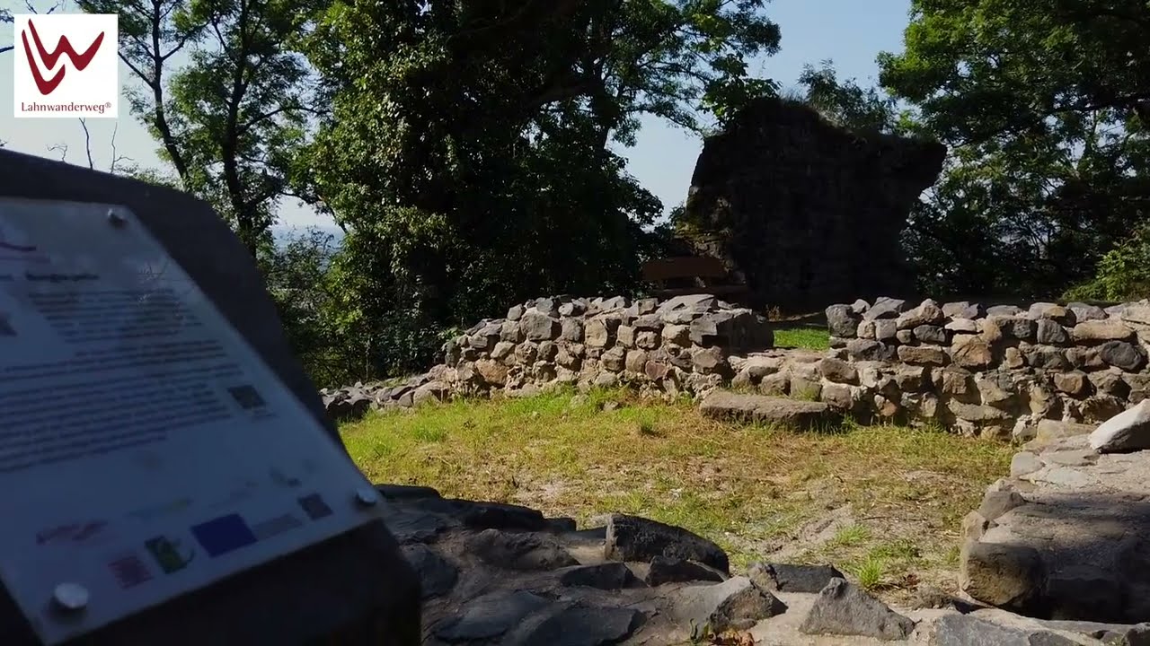 Burgruine Kalsmunt - Lahnwanderweg Etappe 11