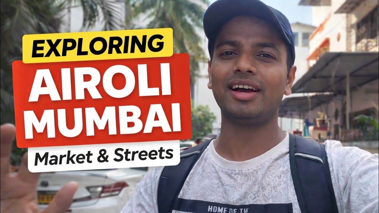 Exploring Airoli Navi Mumbai 🌆 | Market, Streets & Real View part 1