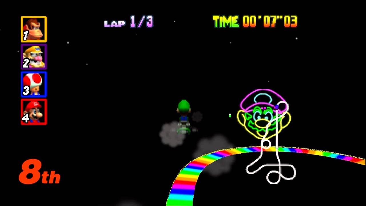Mario Kart 64 - 1000cc (Part 4/4: Nearly broke the game)
