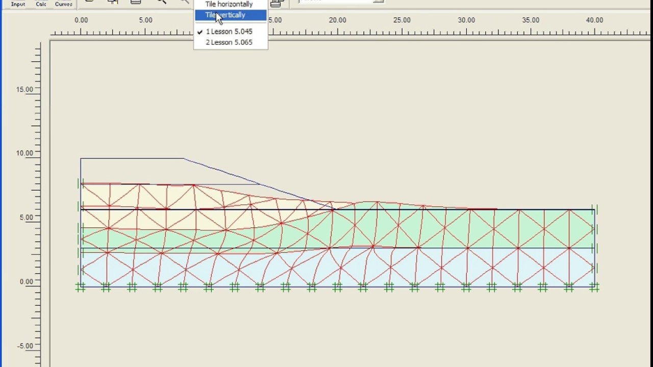 PLAXIS 2D v8 Tutorial Lesson 5 Construction of a Road Embankment
