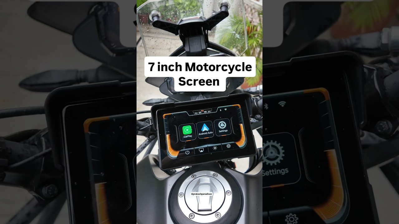 Biggest Motorcycle Screen Carplay/ Android Auto India