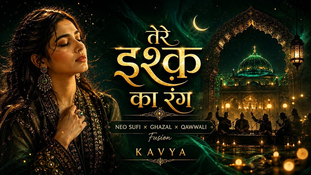 तेरे इश्क़ का रंग - Kavya | Neo Sufi Song | Sufi Ghazal | Female Qawwali Fusion | Hindi Song 