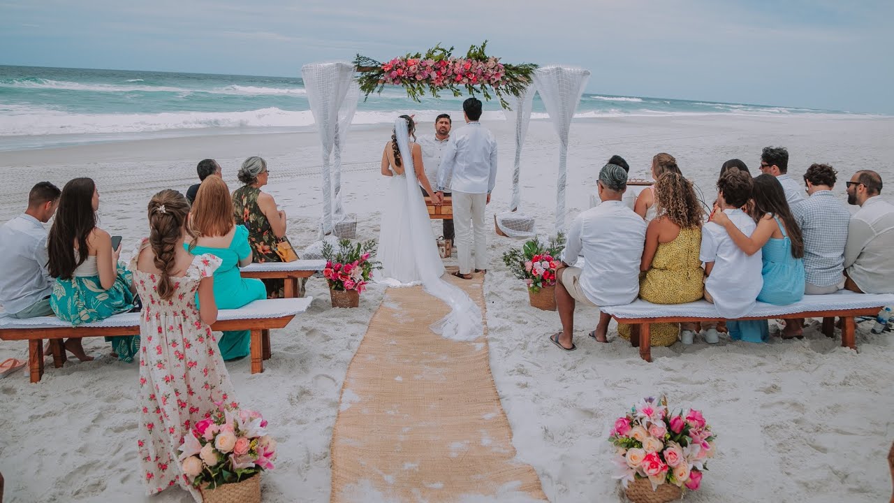 Matrimonio Mexicano en el Caribe Brasileiro Boda Playa Arraial Rio de Janeiro Casamiento Tropical