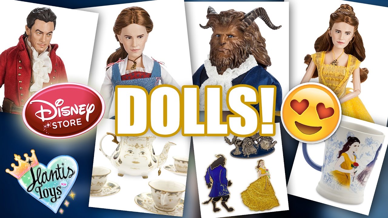 DISNEY STORE Beauty and The Beast Live Action Dolls & Merchandise | REACTION / Thoughts - JChat