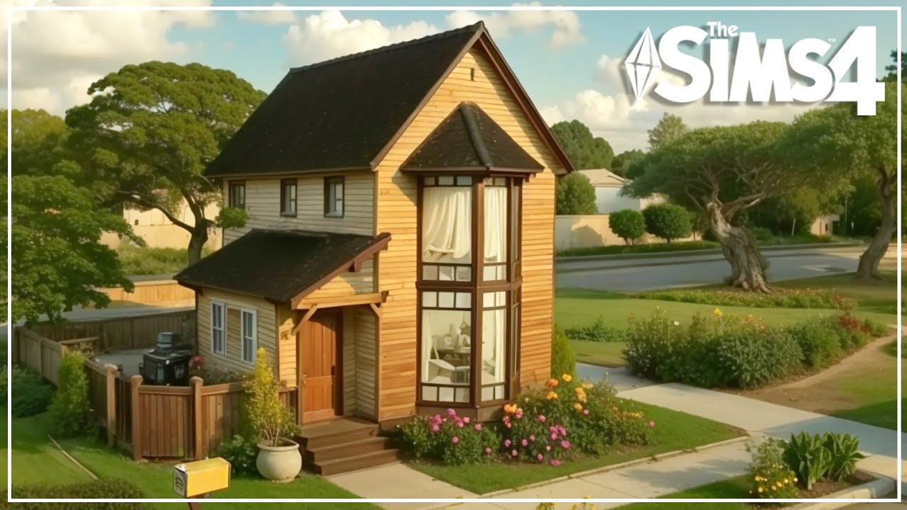 Base Game Family House | NO CC | Sims 4 Speed Build