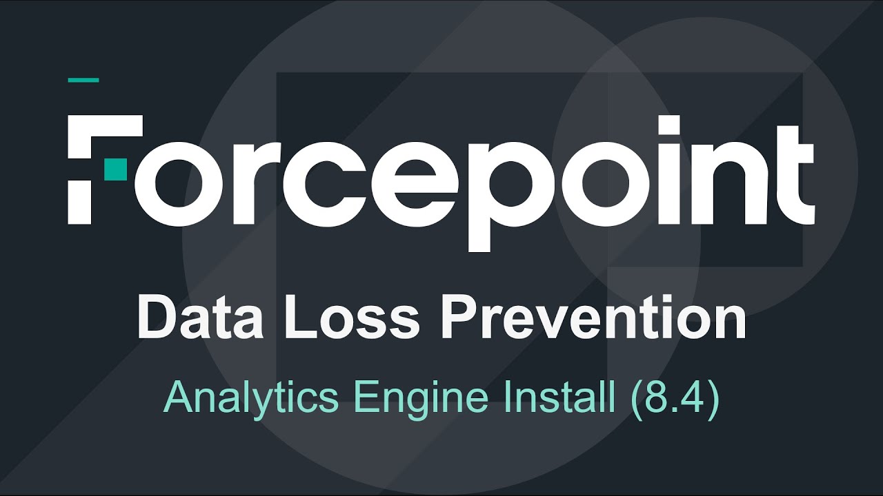 Incident Risk Ranking - Analytics Engine Install | 8.4 | Forcepoint DLP