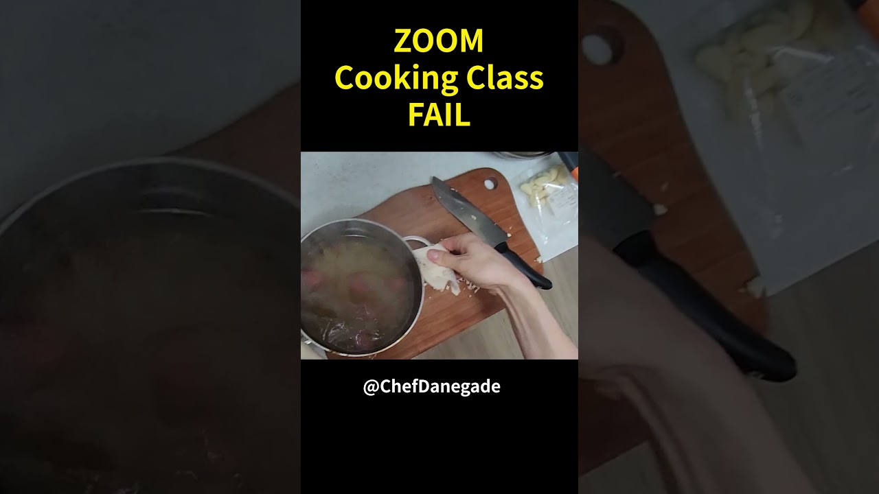 Кулинарный класс ZOOM провалился #смешно #кулинария #еда #смешныемоменты