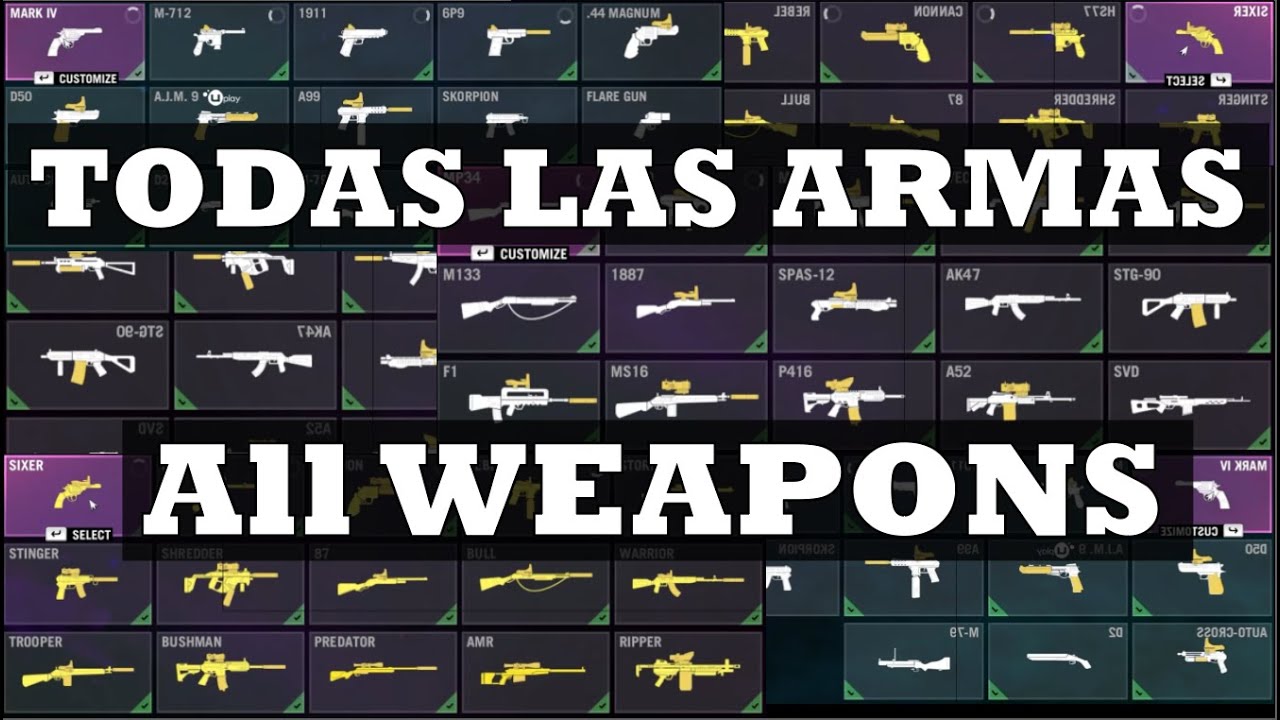 Far Cry 4 | DISPARANDO TODAS LAS ARMAS / SHOOTING EVERY WEAPON IN THE GAME | Saisho