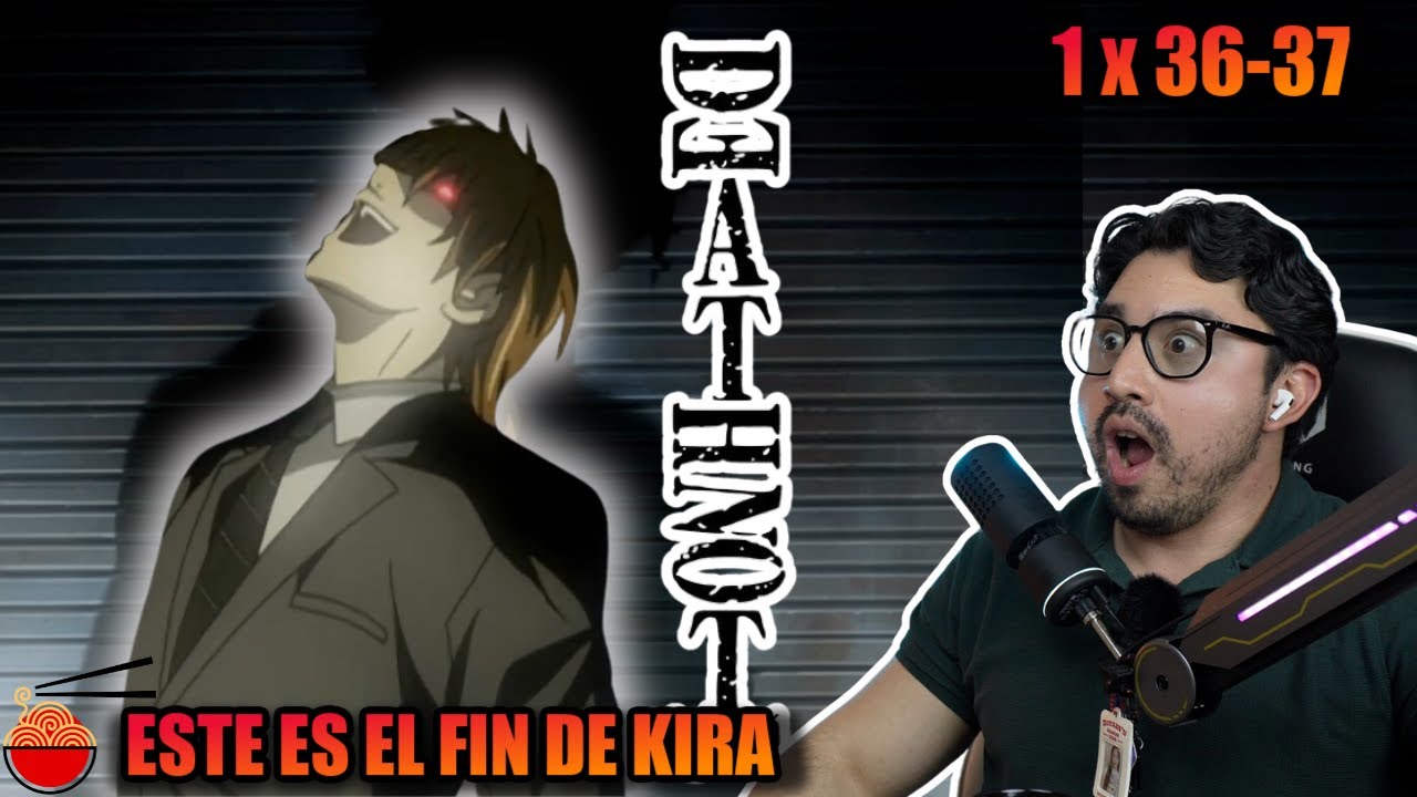 ¡ESTE ES EL FIN DE KIRA! | Reaccionando a Death Note en español | Ep 36-37