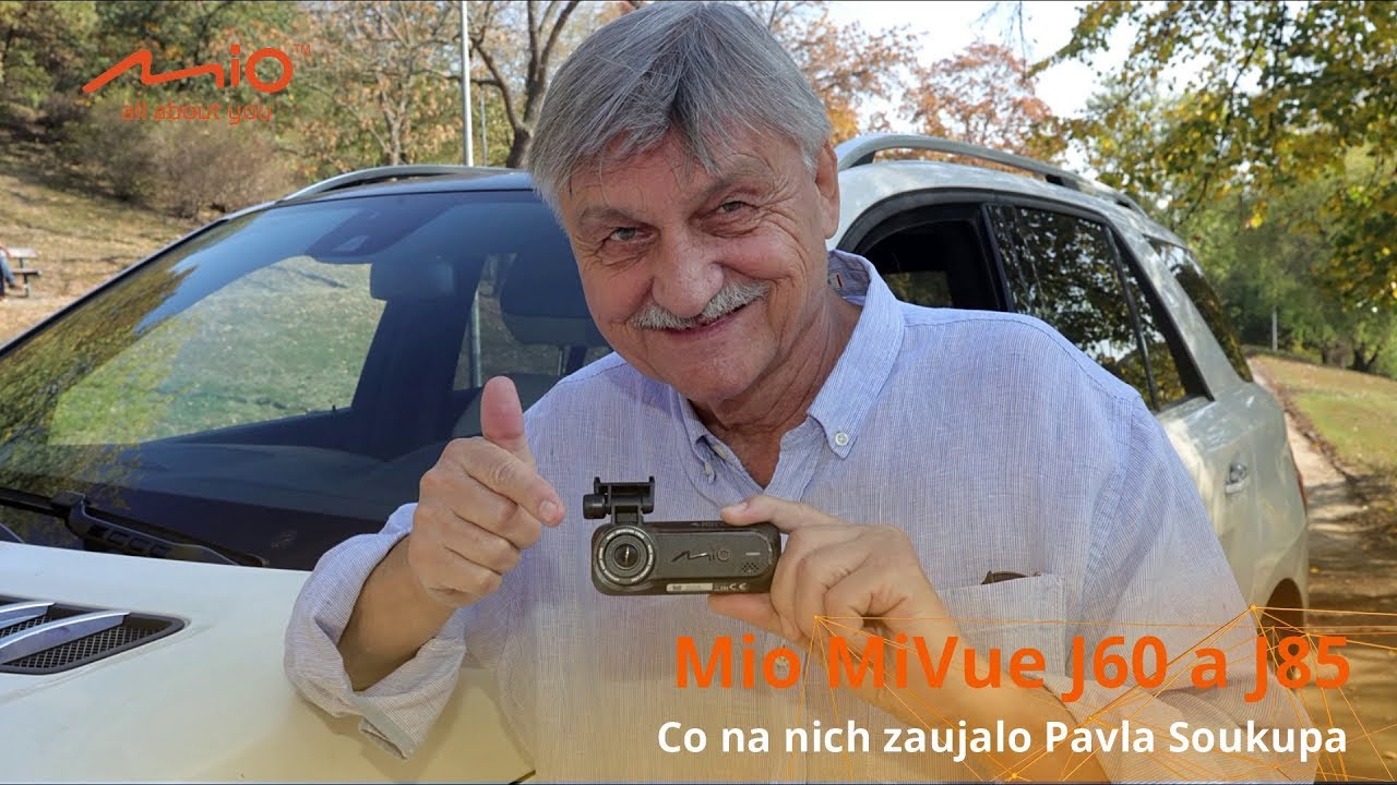 Autokamery Mio MiVue J60 a J85 | hlas Pavla Soukupa | radary | GPS | ADAS upozorňov&aacute;n&iacute; | nočn&iacute; režim