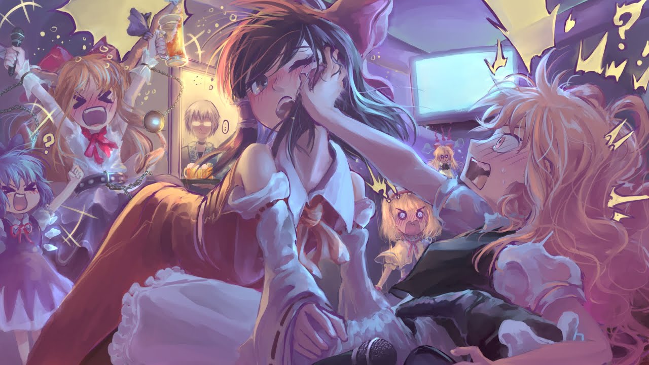 Touhou 10.5 - Drunk as I like (rock remix)