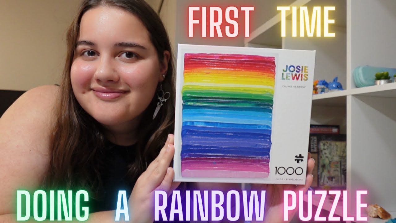 First Time Doing a Rainbow Puzzle