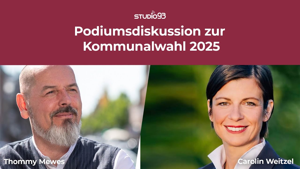 Podiumsdiskussion zur Kommunalwahl 2025 | Erftstadt | Carolin Weitzel & Thommy Mewes