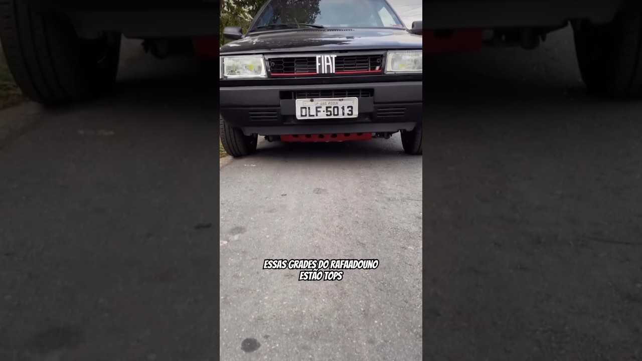 GRADE DA FRENTE UNO ANTIGO CUSTOMIZADA #fiatuno #unoquadrado #projetosfiatuno