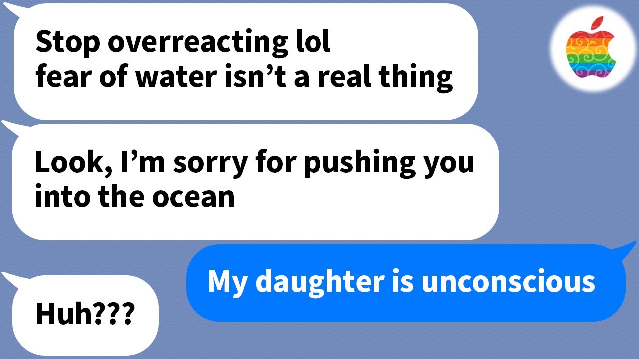 【Apple】 My husband pushed me into the ocean on our honeymoon despite knowing I have a fear of water