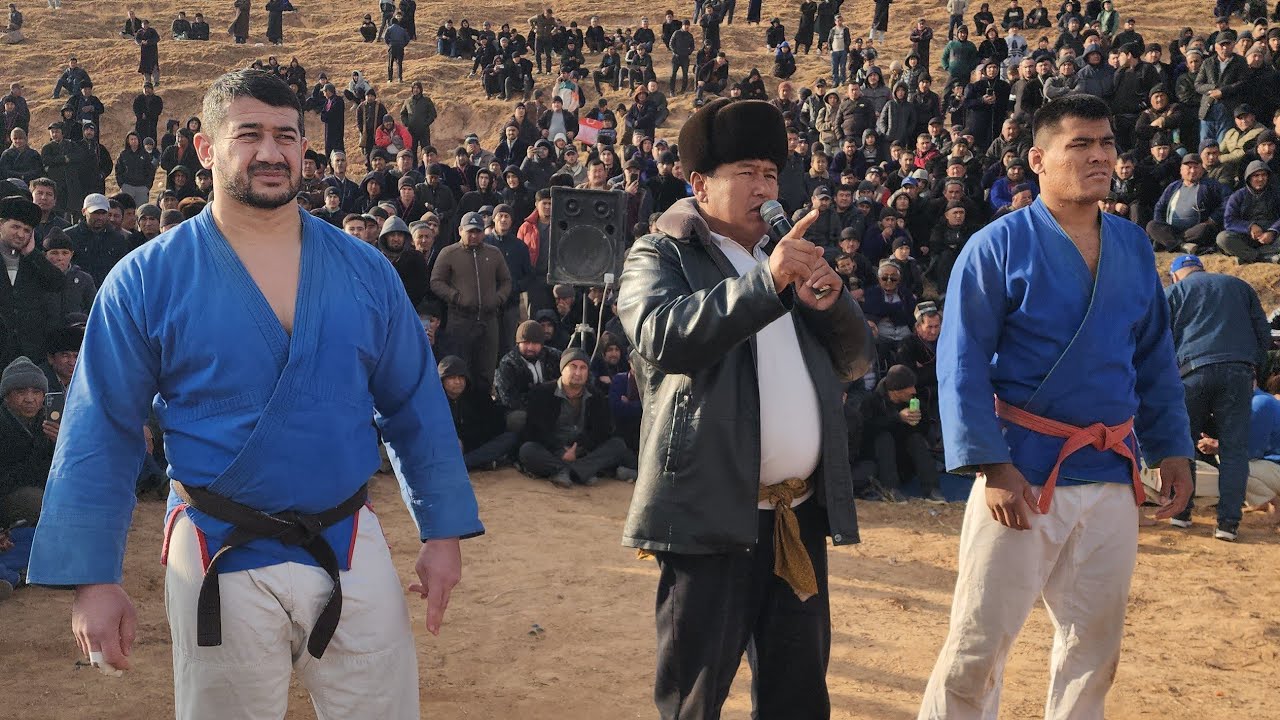 OLTINSOYDA KATTA KURASH MUXSIN POLVON ZIYO POLVON