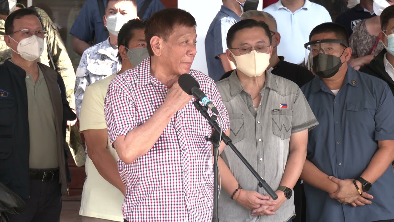PRRD’s Speech during Visit to the Typhoon Victims in Siargao Island 12/22/2021