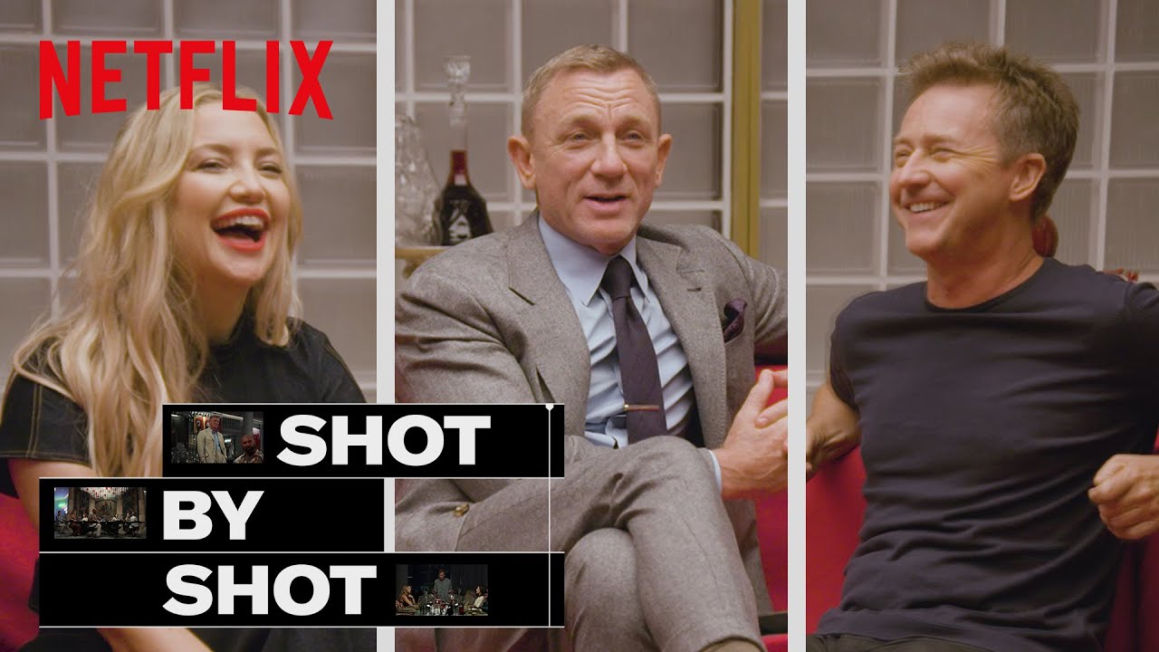 Daniel Craig, Kate Hudson & Edward Norton Break Down the Dinner Party Scene | Glass Onion | Netflix