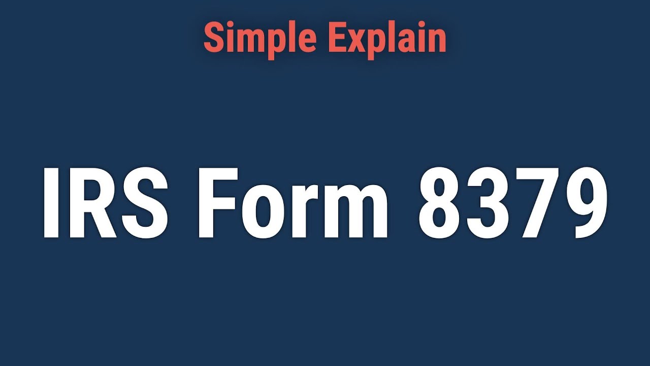 What Is IRS Form 8379: Injured Spouse Allocation?