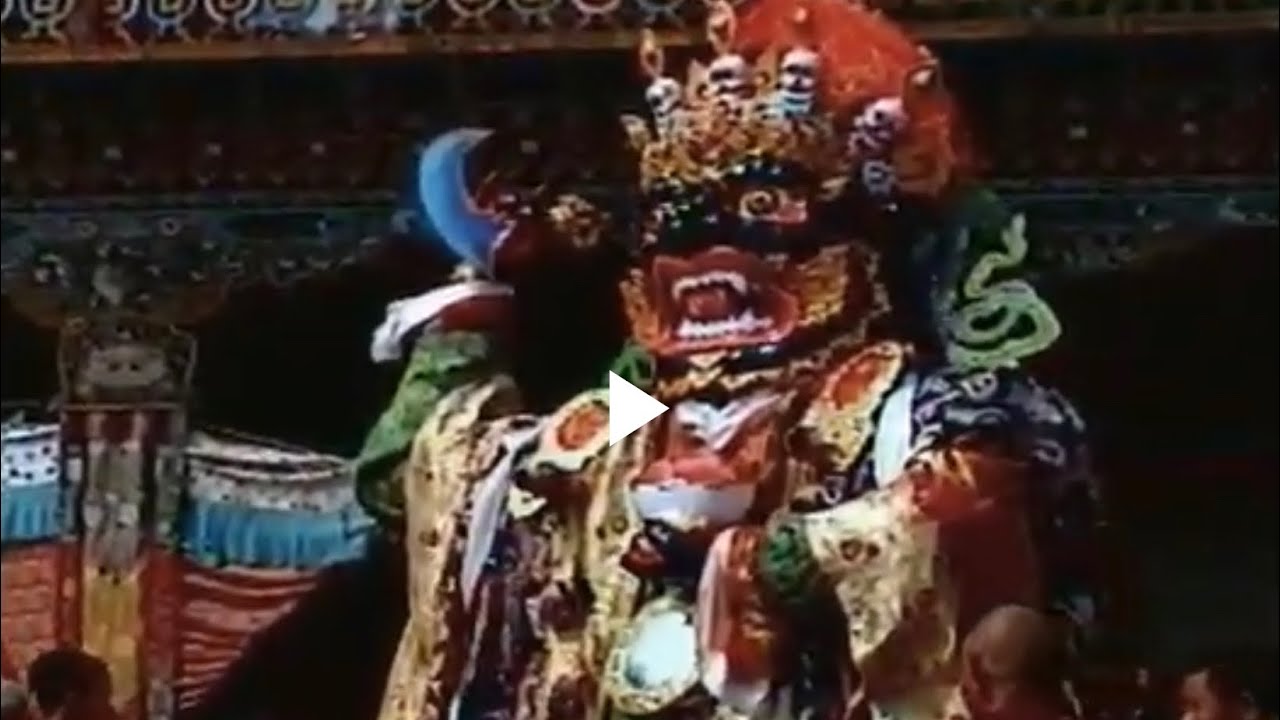 Tibetan Cham Dance Day 2 Rumtek Monastery  1999
