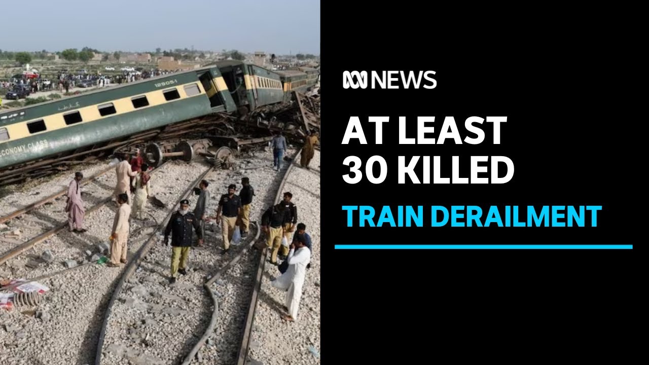 Passenger train derails in southern Pakistan killing at least 30 | ABC News