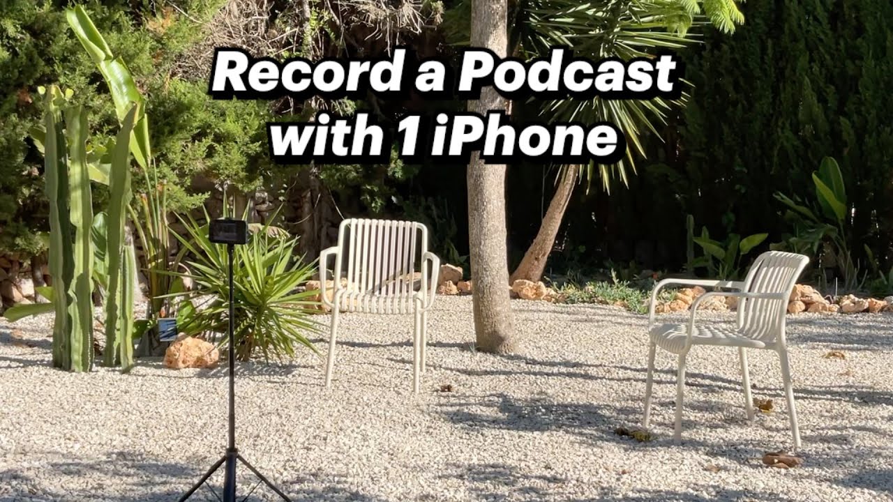 How to record two angles for your video podcast with one iPhone