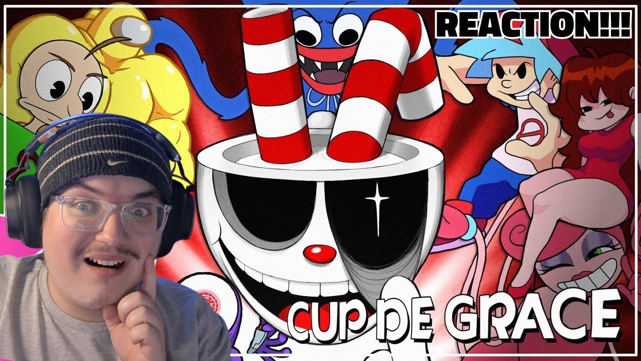 Cuphead DLC Song (Cup de Grâce) Animated Music Video By DAGames REACTION!!!