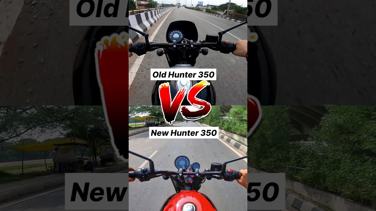 Old vs New Hunter 350 🔥🤯 Gear Challenge 