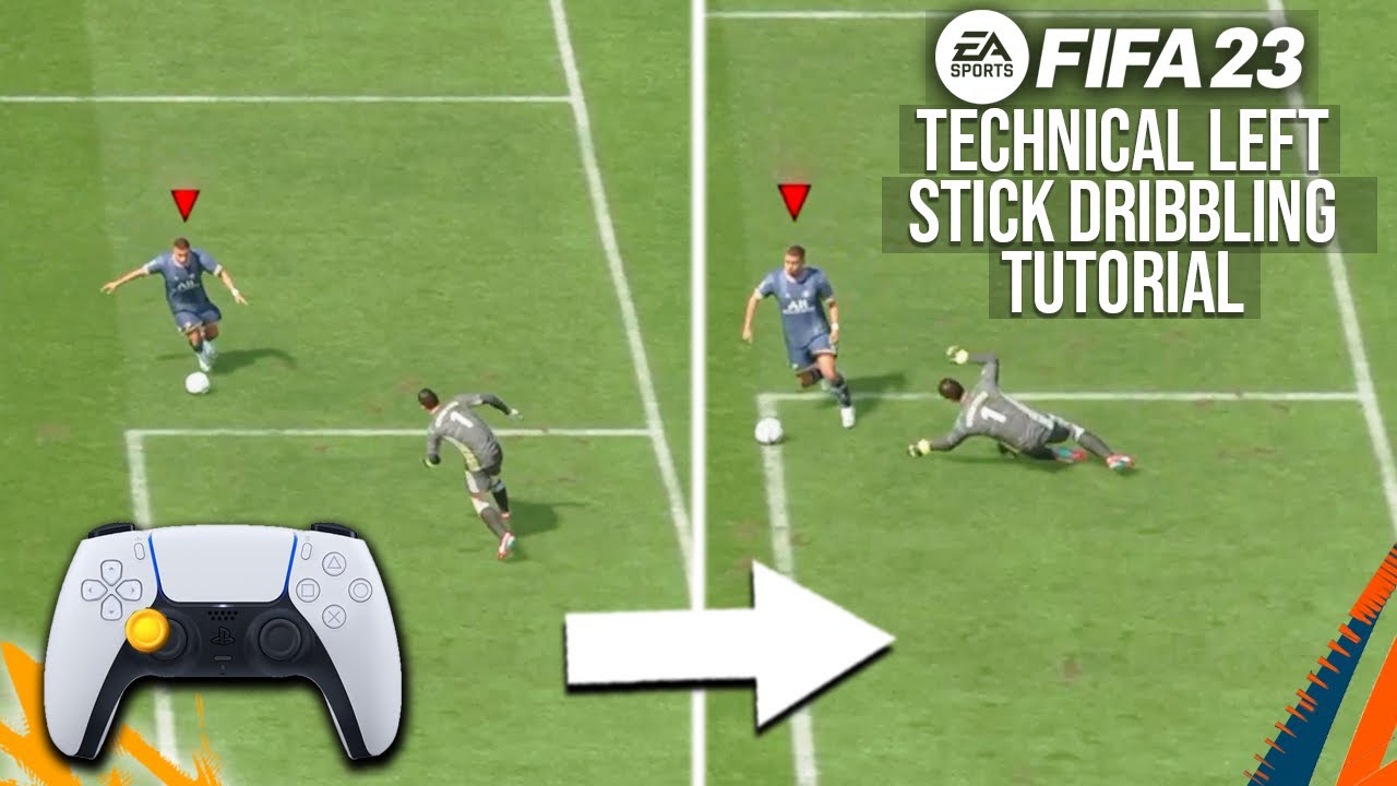 FIFA 23 - Technical Left Stick Dribbling (DRIBBLING TUTORIAL)