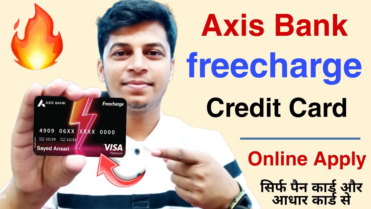 Axis Bank freecharge Credit Card Online Apply | Best Buy Now Pay Later