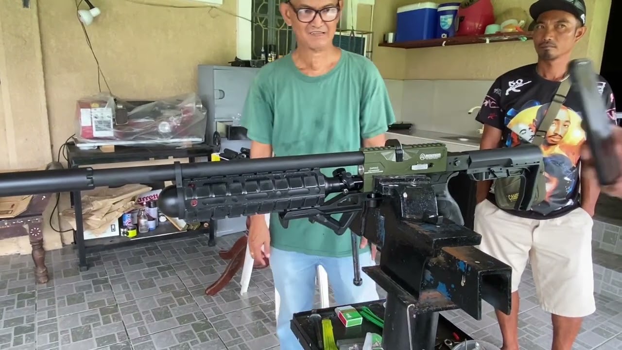 PCP PREDATOR ASKARA,FALCON CAL .22 pellet. Fb page: ENRICO TUBIG CO2 & PCP.