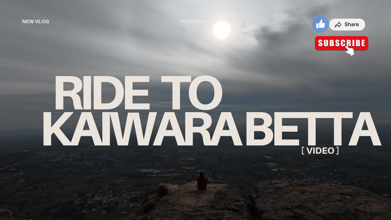 This View at Kaiwara Betta SHOCKED Me 😳🌤️ | Insane Visuals From Bangalore Ride!| Bangalore-Kaiwara
