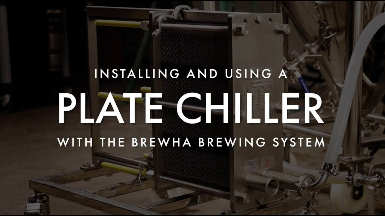 Using a brewery plate chiller heat exchanger for rapid cooling of wort after boil