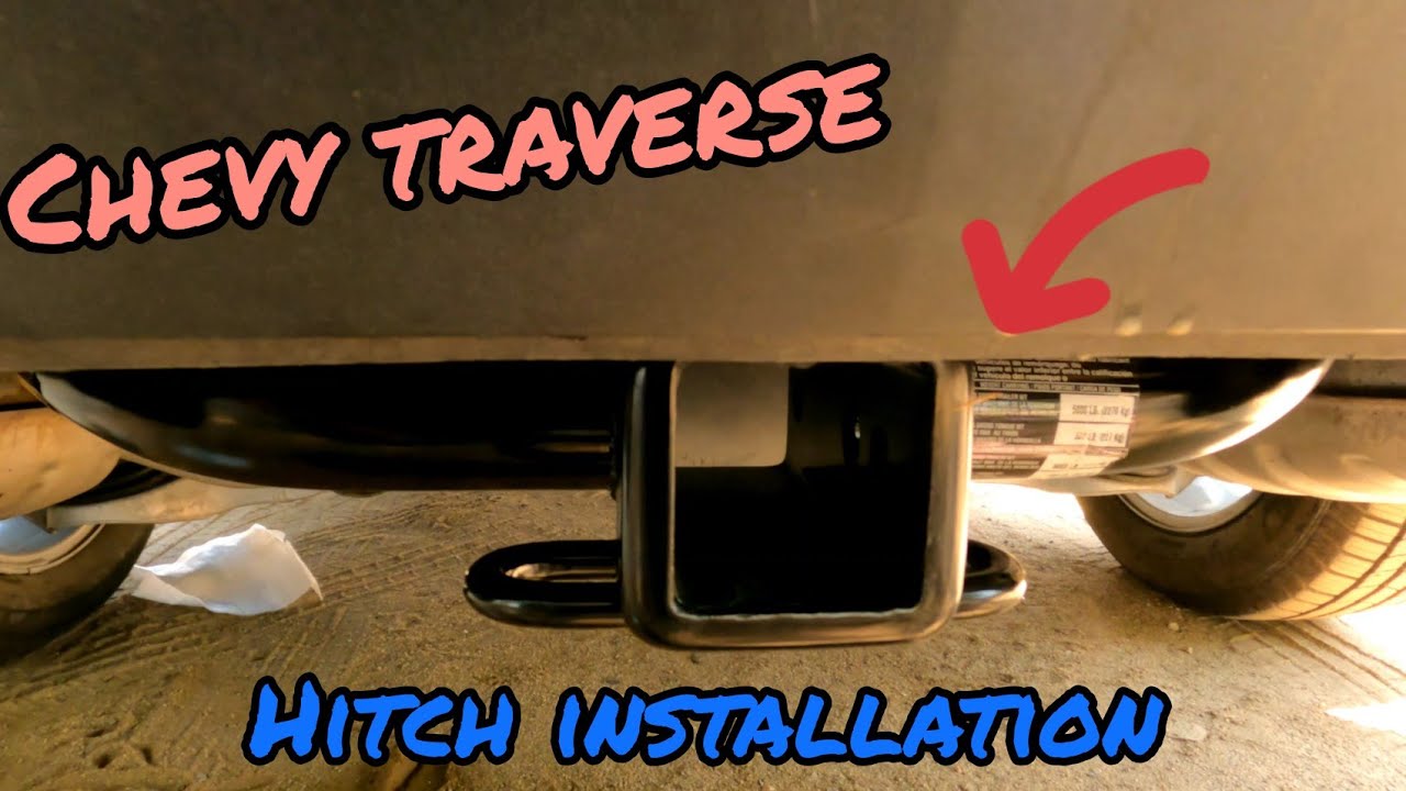 como instalar el hitch chevy traverse(2013 2016)