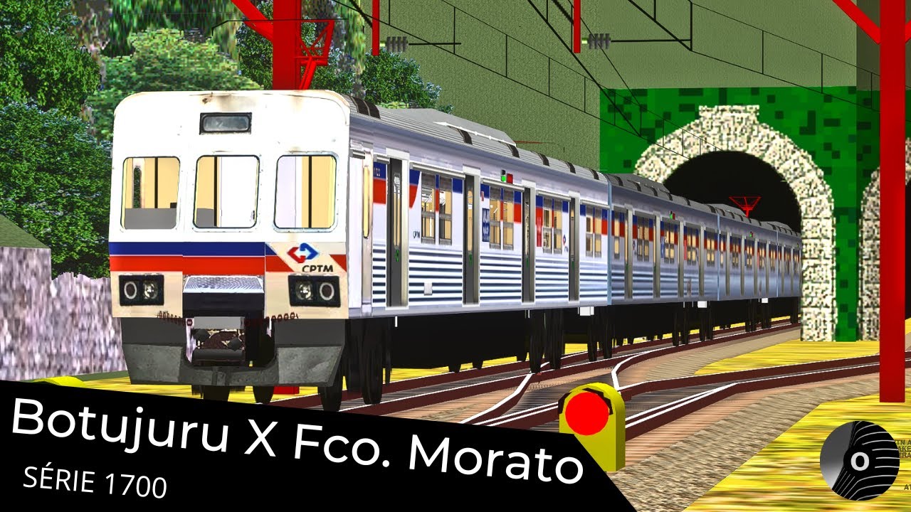 OpenBVE - BOTUJURU x FRANCISCO MORATO com o TUE SÉRIE 1700 da CPTM! Linha 7 Rubi