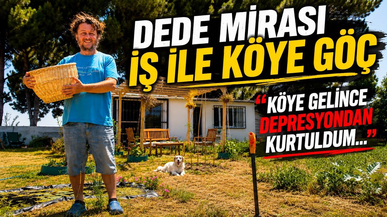28 Bin TL'ye Ev Aldı ve Köye Yerleşti | HİKAYEYE İNANAMAYACAKSINIZ! Tüm işleri bırakıp SEPET YAPMAK!