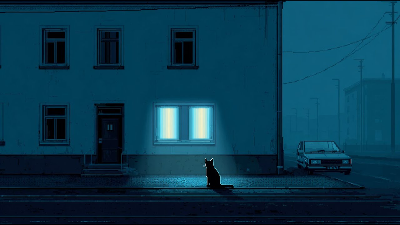 🎧 Calm Alone in the Midnight Blue | chill ambient lofi to slow your mind