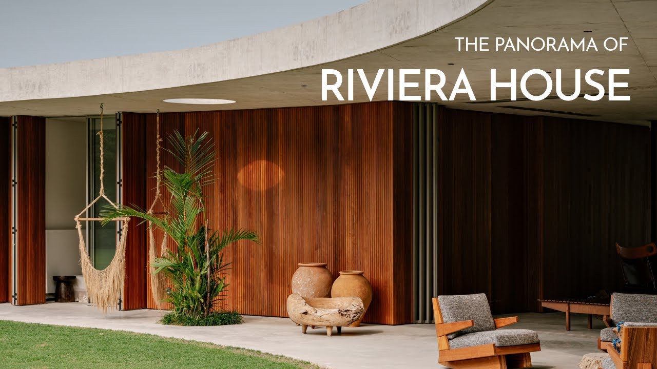 Award-Winning Curved Concrete Home on Brazil's Coast - Casa Riviera