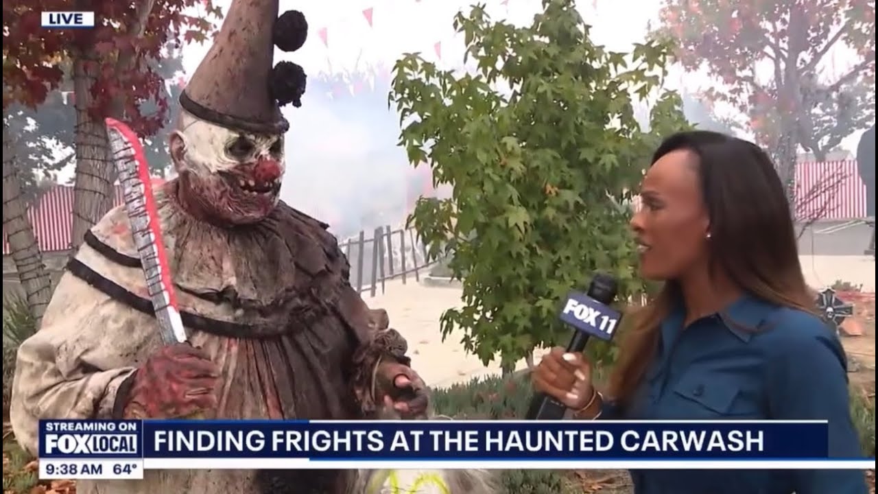 FOX 11 NEWS - The Haunted Carwash in Anaheim Lakewood and Montclair