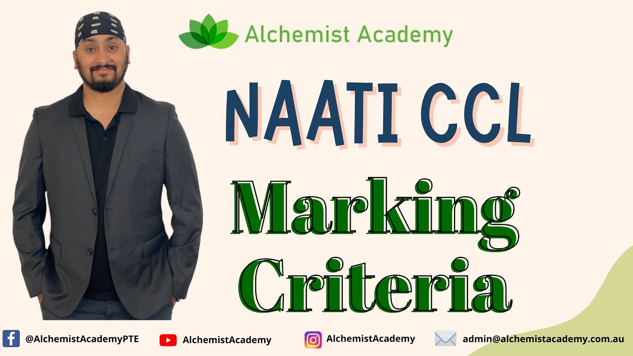 NAATI CCL Marking Criteria  |  Major and Minor Mistakes  |  Alchemist Academy