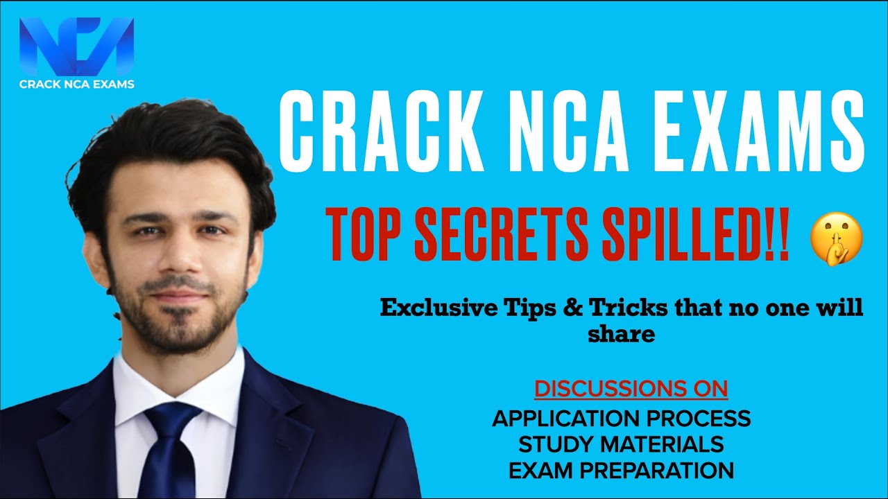 Live Workshop with Q&A | Mastering NCA Exams: Application, Study & Preparation Techniques Workshop